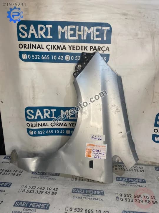 Çıkma opel corsa d sol çamurluk