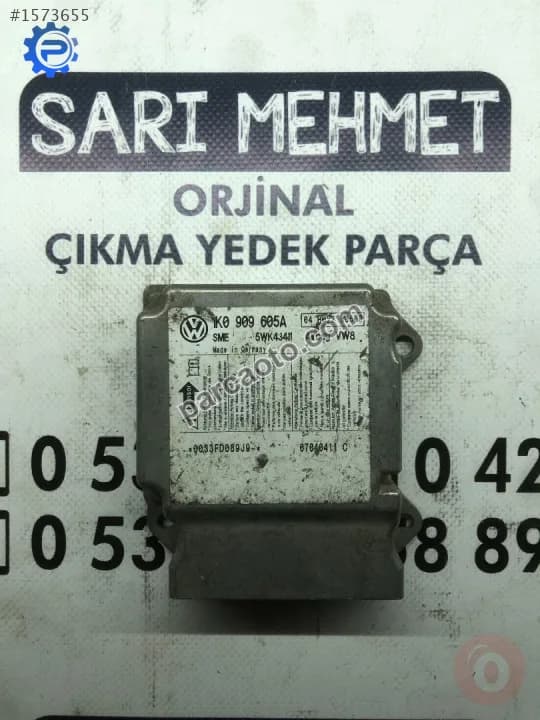 Çıkma vw golf airbag beyni 1k0909605a - 1k0 909 605 a