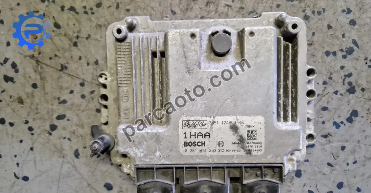 Ford focus c-max 1.6 tdcı 2003-2010 orjınal çıkma ecu/motor beynı 3m51-12a650-ma