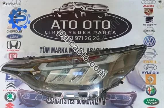Ford transit custom orjinal çıkma sol far